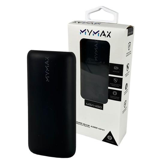 Power Bank 4000mAh Carregador Portátil LED Indicador MYMAX Menor preço em Power Bank 4000mAh Carregador Portátil LED Indicador MYMAX