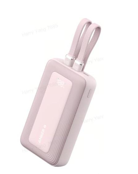 Imagem de Power Bank Anker Zolo 10000mAh 30W com Cabo USB-C e Lightning