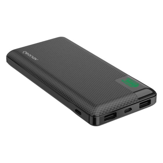 Imagem de Power Bank Carregador Portátil Universal Geonav PB16KBK - Bateria Externa 16000 mAh - USB-C e USB