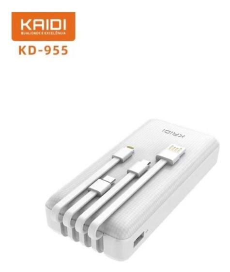 Imagem de Power Bank Kaidi Kd-955 20000 Carregador Portátil 955 4