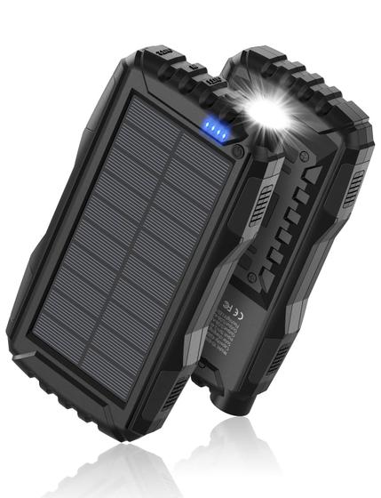 Imagem de Power Bank Solar 42800mAh Mregb - Preto