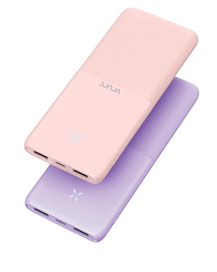 Imagem de Power Bank VRURC 10000mAh - Carregador Portátil com 3 Saídas e 2 Entradas