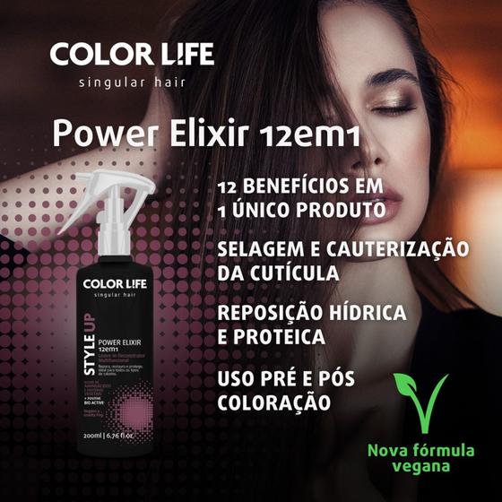 Imagem de Power Elixir 12 em 1 Color Life 200ml