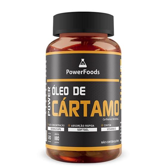 Power oleo de cartamo 120caps - power foods Menor preço em Power oleo de cartamo 120caps - power foods