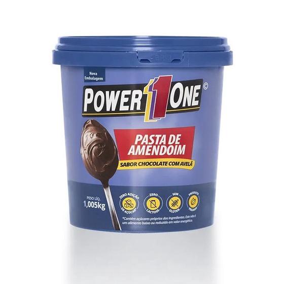 Power One Pasta De Amendoim 1KG Chocolate Com Avelã Menor preço em Power One Pasta De Amendoim 1KG Chocolate Com Avelã