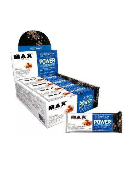 Imagem de Power Protein Bar  12 Unidades 41G Milk Caramel, Max Titanium