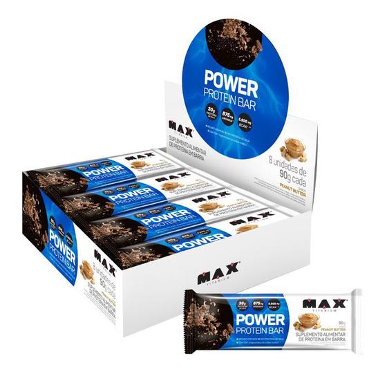 Imagem de Power Protein Bar Trufado 8 Unid. Max Titanium