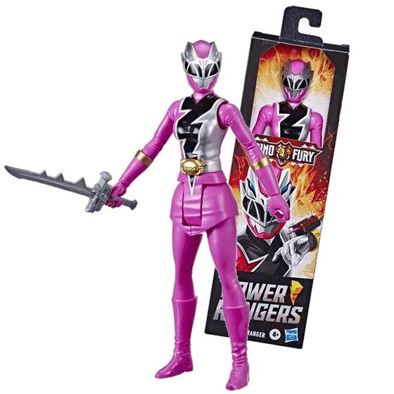 Power Ranger R Rosa Power Rangers Dino Fury Ranger Rosa Mighty Morphin Hasbro - Bonecos ...