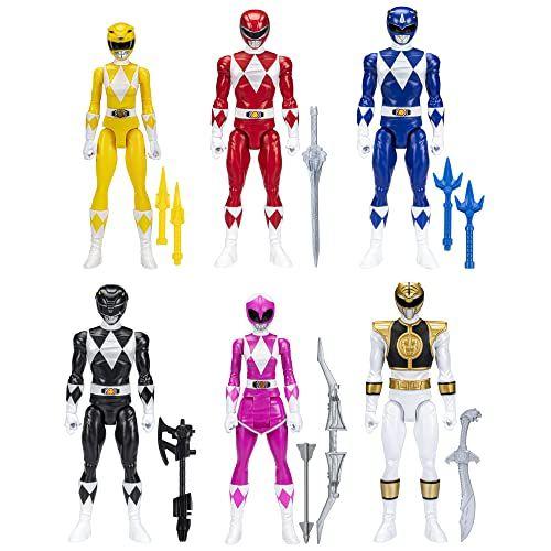 Imagem de Power Rangers Kit 12 Figuras de Ação c/ Acessórios p/ Crianças 4+ (Amazon Exclusivo)