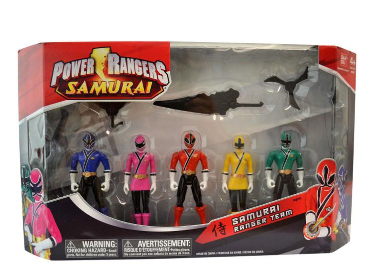Imagem de Power Rangers Samurai com 5 Bonecos 