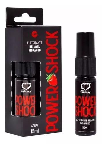 Imagem de Power Shock Gel Eletrizante Óleo Beijável Morango Gel 15ml