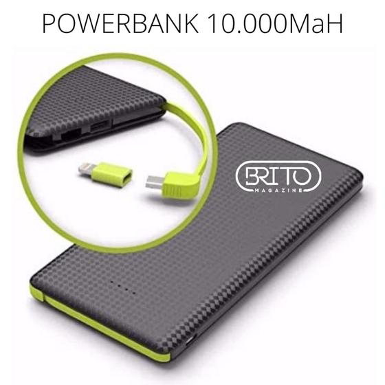 Imagem de Powerbank 10.000mah luzrei