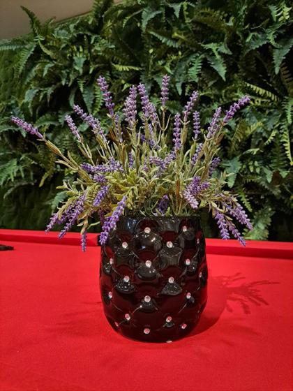 Imagem de PP Arranjo de Lavanda com Vaso Preto