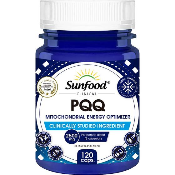 Imagem de PQQ Pirroloquinolina Quinona 2500mg 120 cápsulas - Sunfood