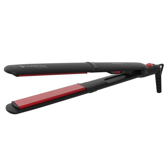 Imagem de Prancha Alisadora de Cabelo Cadence Rouge Style, 42W, Bivolt, Preto/Vermelho - PAC280-BIV