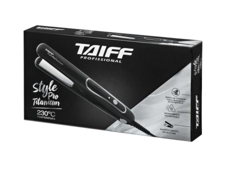 Prancha Alisadora Taiff Style Pro Titanium  Titanium  Bivolt - 100138 é boa?
