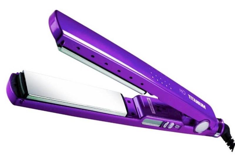 Prancha bivolt digital titanium roxa-lisa para progressiva mq hair ...
