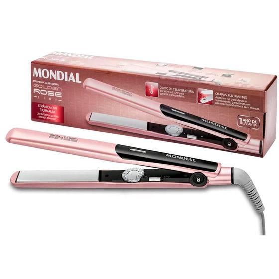 Prancha Mondial Golden Rose