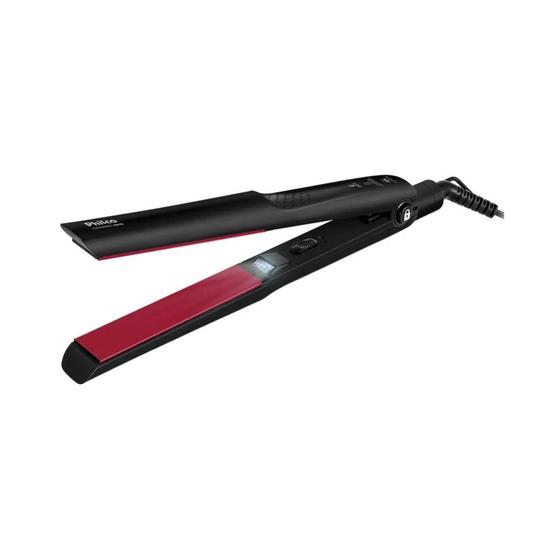 Imagem de Prancha Chapinha de Cabelo Profissional Óleo de Cereja Ceramic Red 230ºC Bivolt Philco