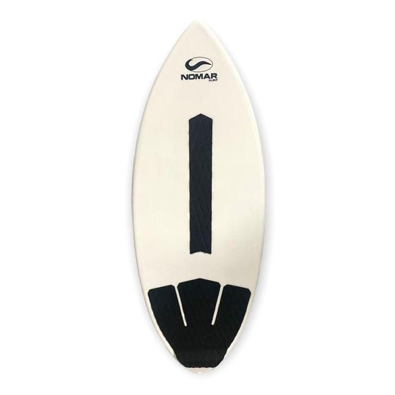 Prancha De Skimboard Profissional 1,32 Nomar Surf Branca Prancha de
