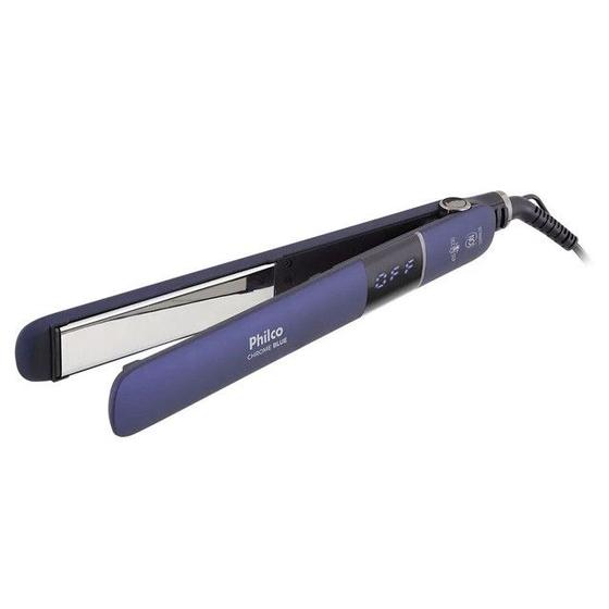 Prancha Philco Chrome Blue Ppr06aze Titanium 230C Bivolt Menor preço em Prancha Philco Chrome Blue Ppr06aze Titanium 230C Bivolt