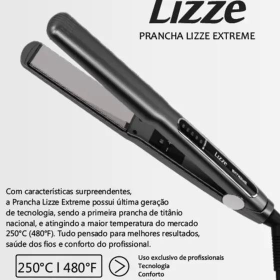 Imagem de Prancha Profissional Chapinha Lizze Extreme Original 480º F 220