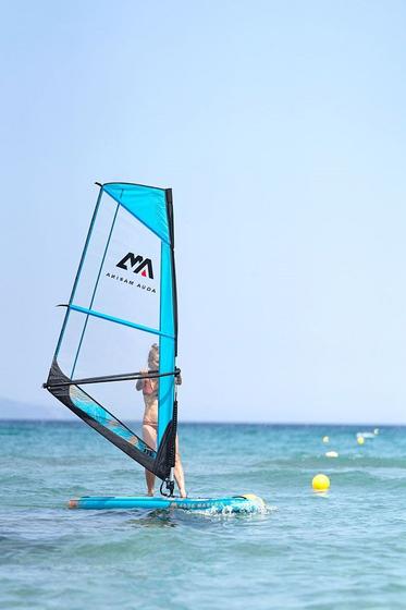 Imagem de Prancha Stand up  Blade Windsurf  - Vela 3 m² Aqua Marina - Com Bomba, Mochila, Quilha, Leash .