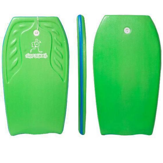 Prancha Surf Body Board Adulto Juvenil Verde SURF RADICAL FIBRACX