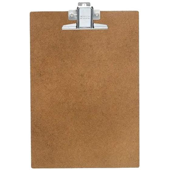 Prancheta A4 De Madeira Mdf Com Prendedor De Metal ACRIMET Material prancheta-a4-de-madeira-mdf-com-prendedor-de-metal-acrimet-material