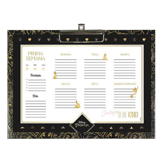 Imagem de Prancheta Com Planner Semanal Princesa