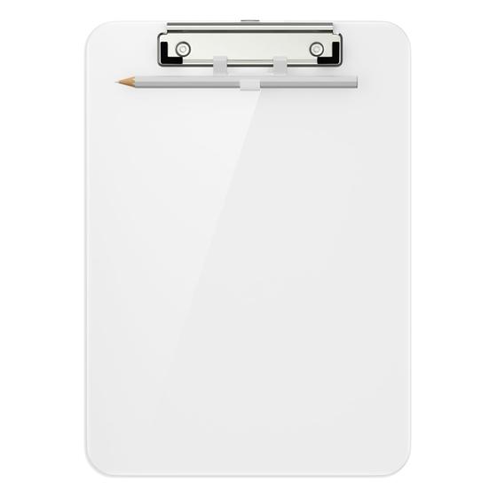 Imagem de Prancheta Hongri Plastic White A4 Letter com suporte para canetas