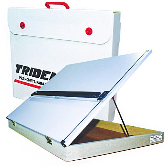 Imagem de Prancheta Portátil Com Régua Paralela Desenho Técnico Mod 5002 Trident A2