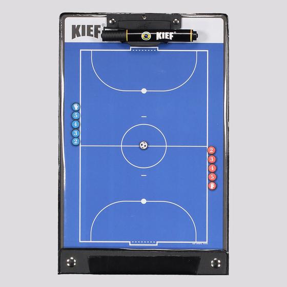Imagem de Prancheta Tática Kief Magnética Futsal - Azul