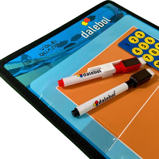 Imagem de Prancheta Tática Magnética Dalebol Jogos Esportes Imã Caneta