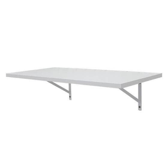 Prateleira 90 x 30cm Branca Com Mão Francesa Menor preço em Prateleira 90 x 30cm Branca Com Mão Francesa