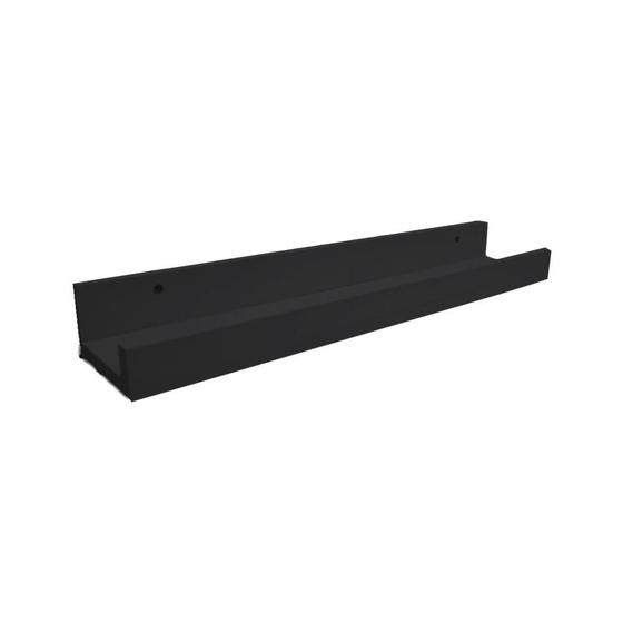 Imagem de Prateleira Canaleta Para Tempero 500 X 90 Em Mdf - Preto