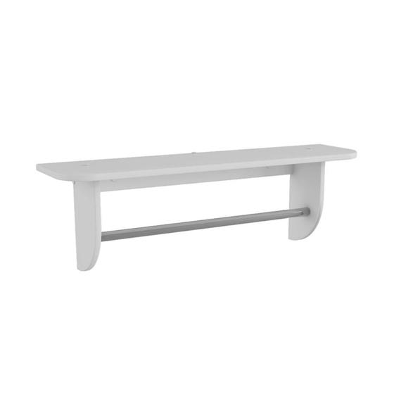 Imagem de Prateleira com Suporte em MDF Peroba - Branco