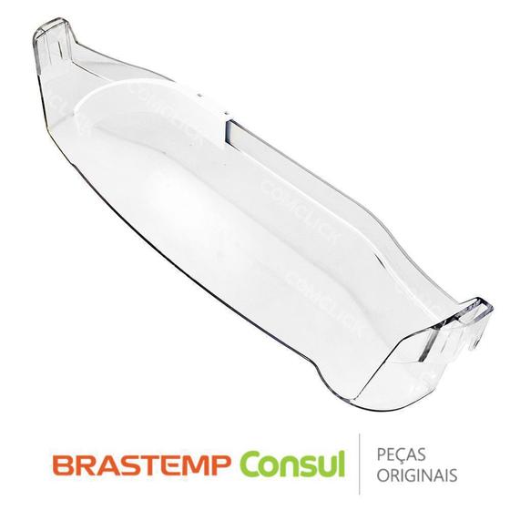 Imagem de Prateleira de Garrafas (Prateleira Inferior) W10376001 para Geladeira Brastemp BRE50, BRE51, BRM50