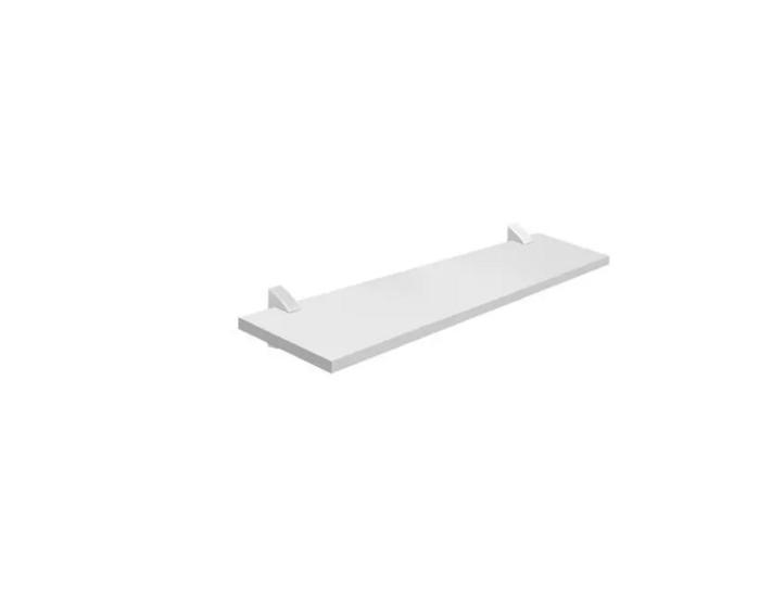 Imagem de Prateleira De Livro De Parede Mdf / mdp Branco 60 X 20 Nichos Sala Quarto Cozinha Banheiro