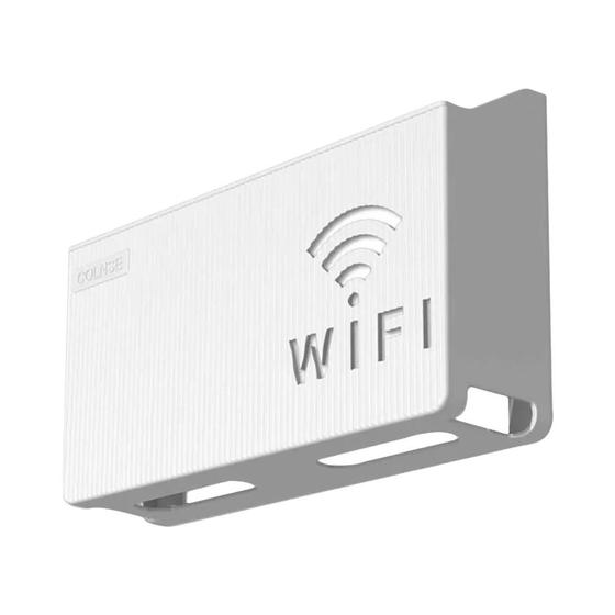 Imagem de Prateleira de Parede para Roteador e Set-Top Box - Sem Fio e com Instalação Fácil