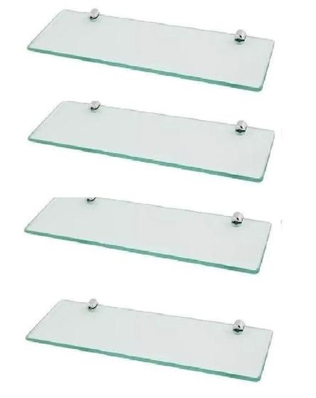 Imagem de Prateleira de vidro 30 x 10 kit com 4 unidades - Sonharte