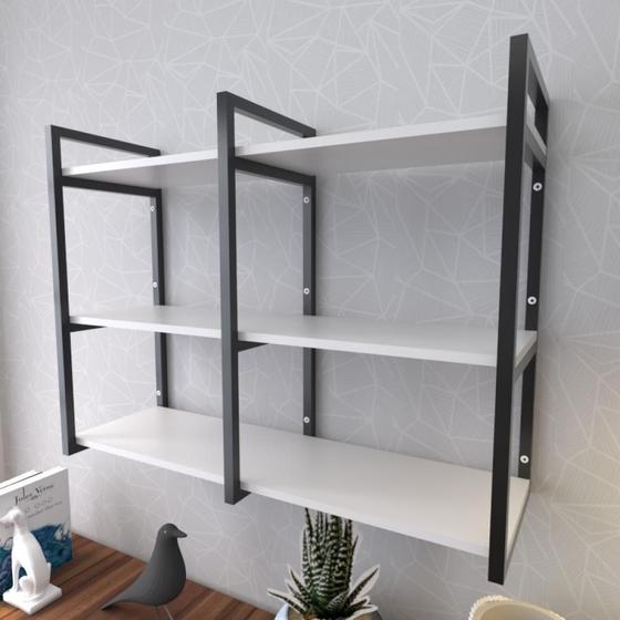 Prateleira estilo industrial Branco estante de parede prateleira mdf prateleira de parede prateleira escritorio Menor preço em Prateleira estilo industrial Branco estante de parede prateleira mdf prateleira de parede prateleira escritorio