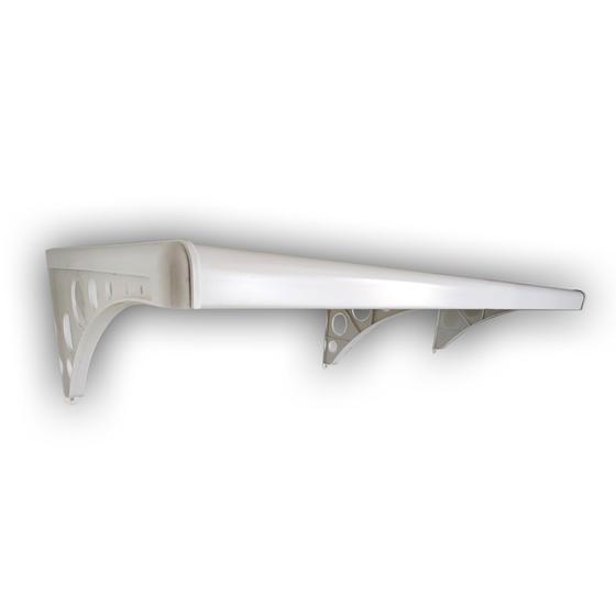 Imagem de Prateleira Pvc C/ Suporte Branca 80x30cm Astra Pm3s/80*br