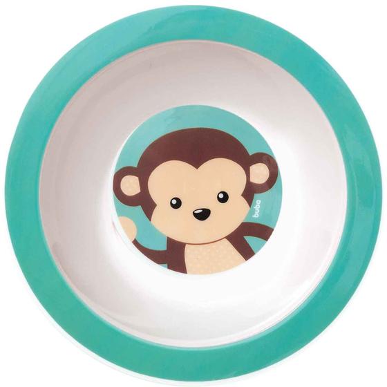 Imagem de Pratinho Bowl Infantil Para Microondas Bpafree Animal Macaquinho