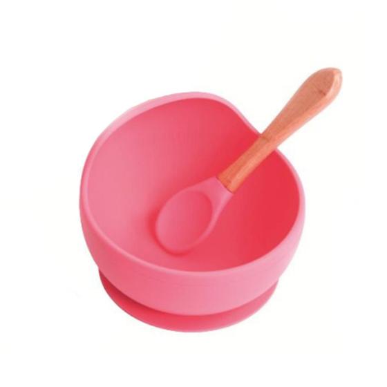 Imagem de Pratinho De Silicone Bowl Papinha P/Bebê Rosa Turma Do Guara