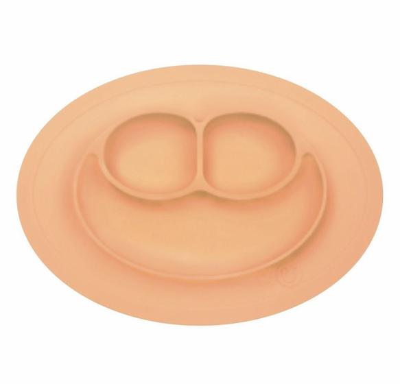 Imagem de Pratinho de Silicone com Divisórias Laranja Turminha Guará