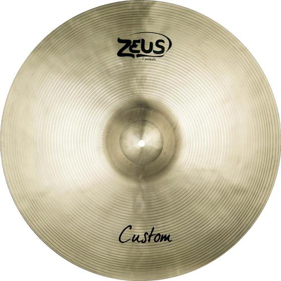 Imagem de Prato Avulso Zeus Custom Ride ZCR22 Bronze B20