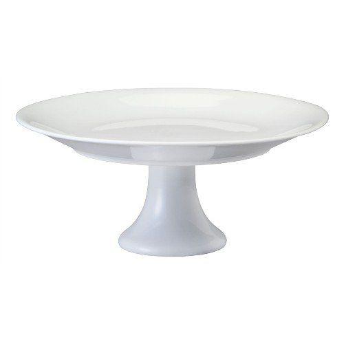 Imagem de Prato Bolo 214 Com Base 30 Linha Couvert Branco Porcelana Schmidt