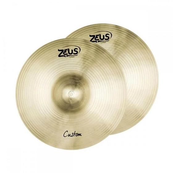 Imagem de Prato Chimbal 14 Zeus Custom Hihat Zchh14 Bronze B20