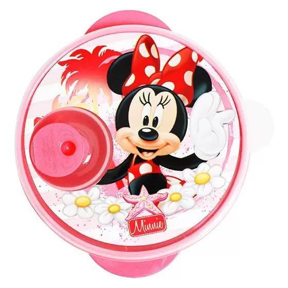 Imagem de Prato com Divisões E Tampa para Microondas Minnie - Baby Go